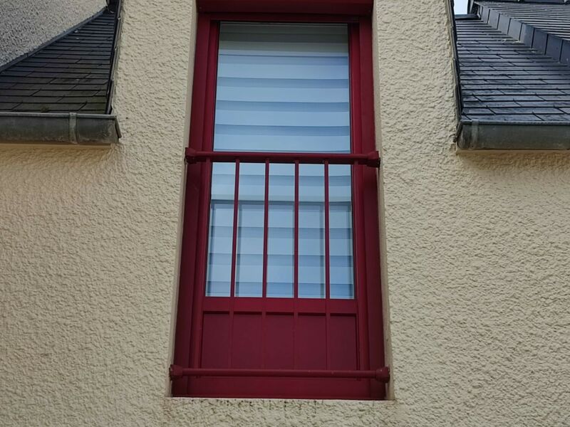 Façade avec menuiseries alu colorées - photo 1